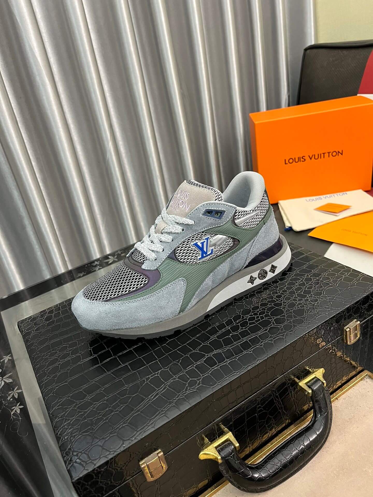 Louis Vuitton LV Drop 300 Sneaker – Grey, Sage & Blue