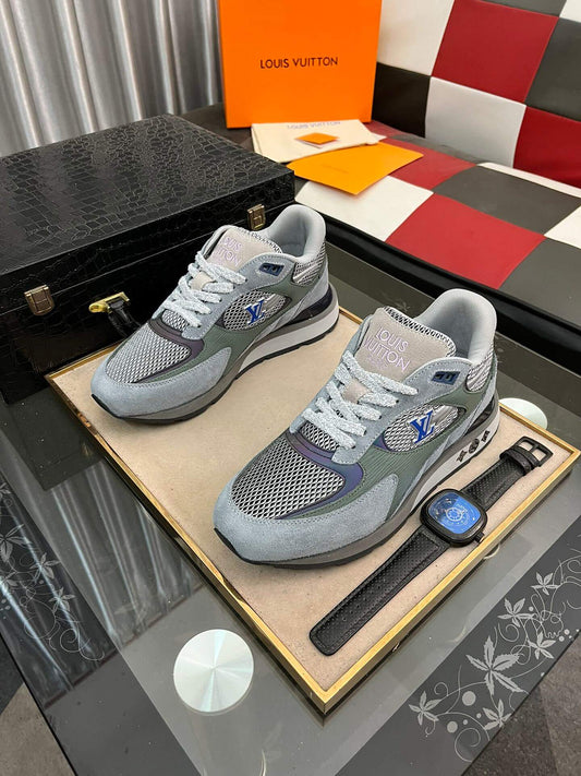 Louis Vuitton LV Drop 300 Sneaker – Grey, Sage & Blue