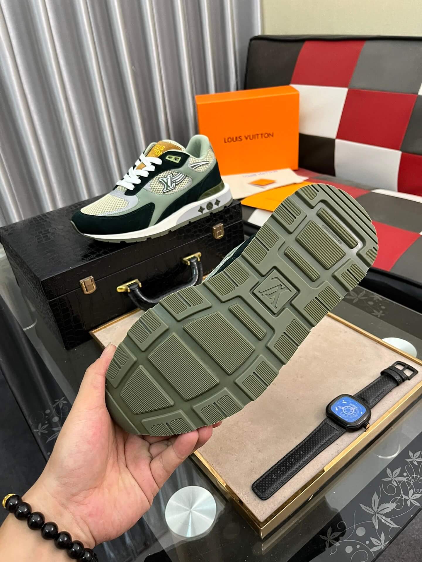 Louis Vuitton LV Drop 300 Sneaker – Olive & Sage Green