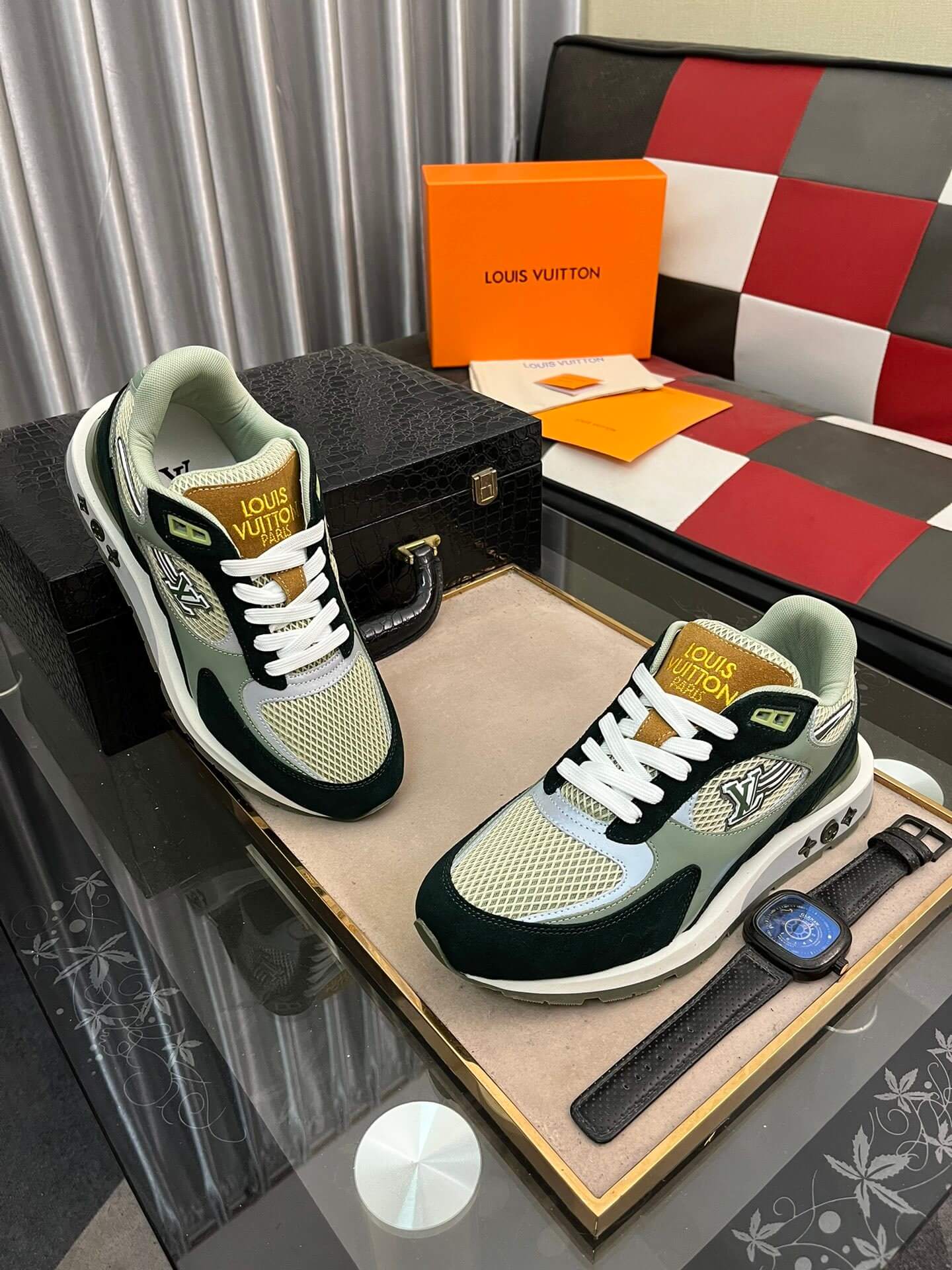 Louis Vuitton LV Drop 300 Sneaker – Olive & Sage Green
