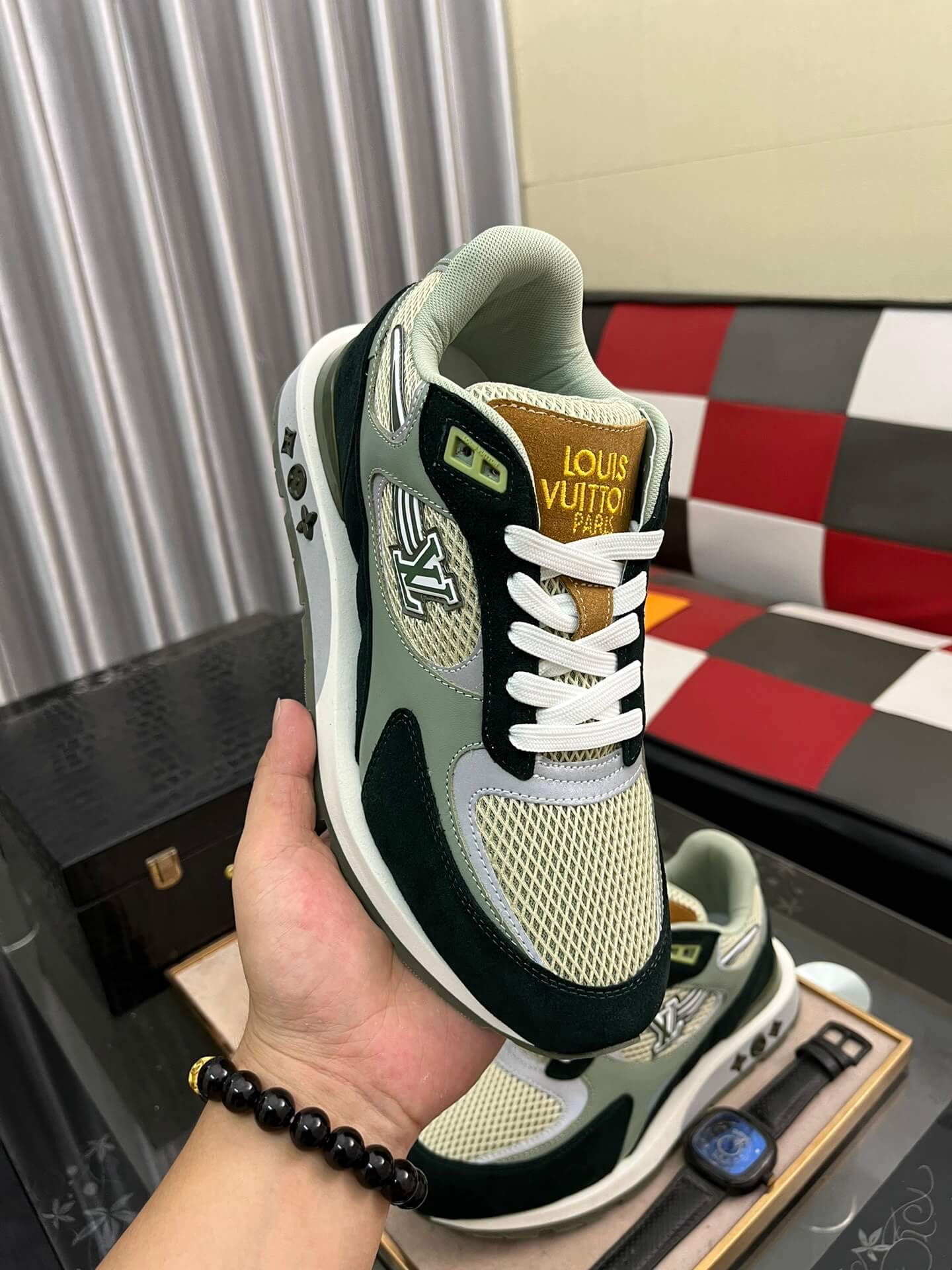 Louis Vuitton LV Drop 300 Sneaker – Olive & Sage Green