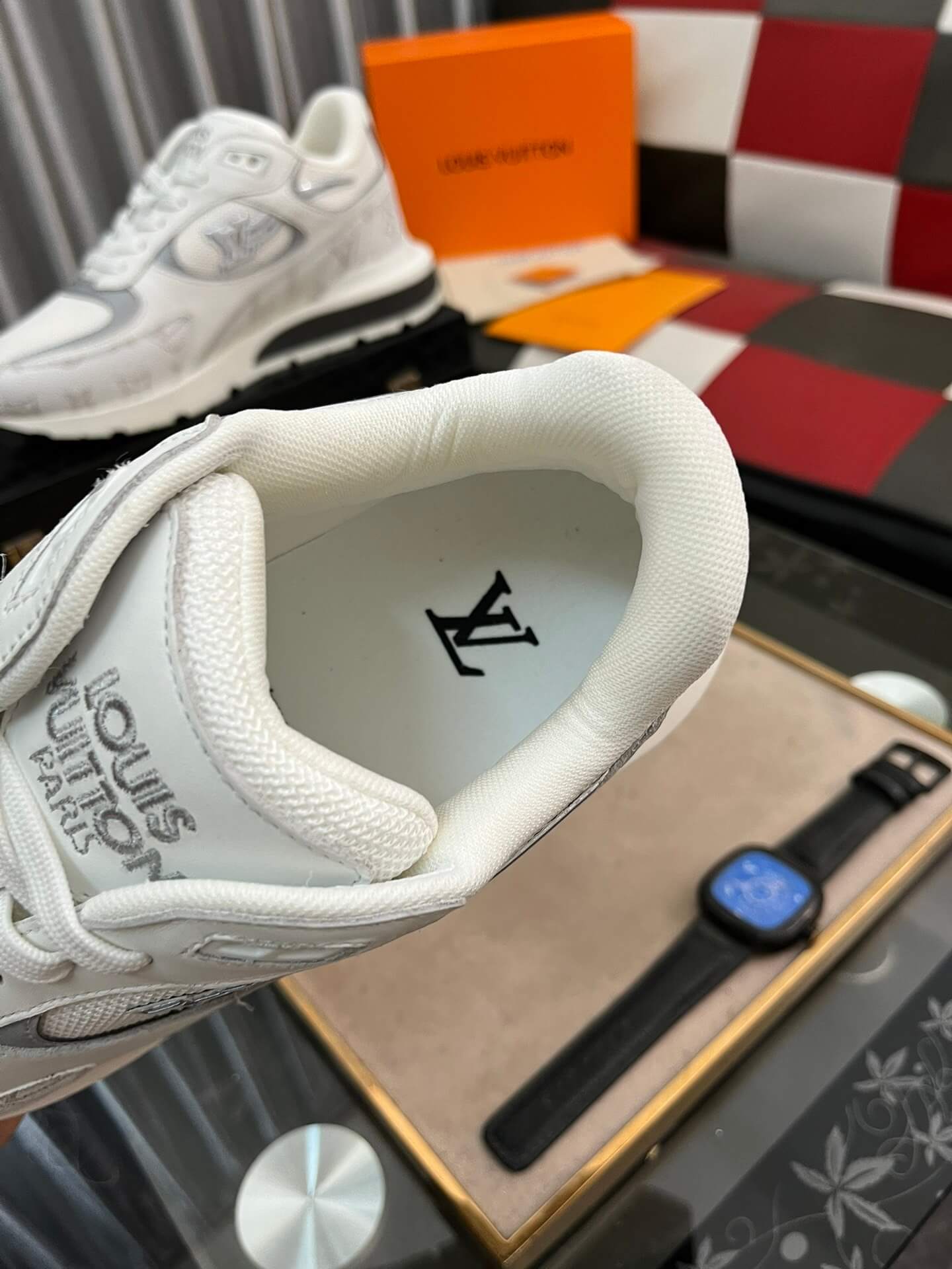Louis Vuitton LV Drop 300 Sneaker – White & Silver Monogram White