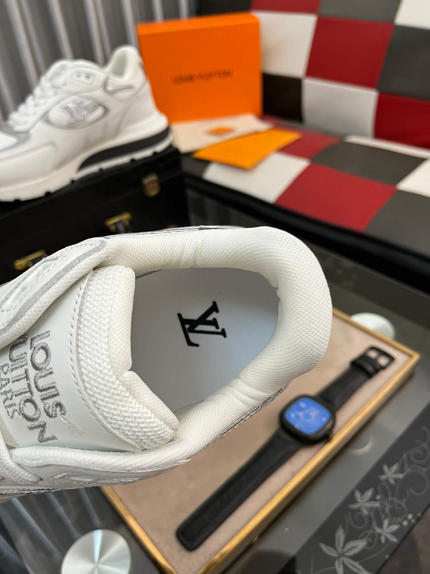 Louis Vuitton LV Drop 300 Sneaker – White, Silver & Light Blue