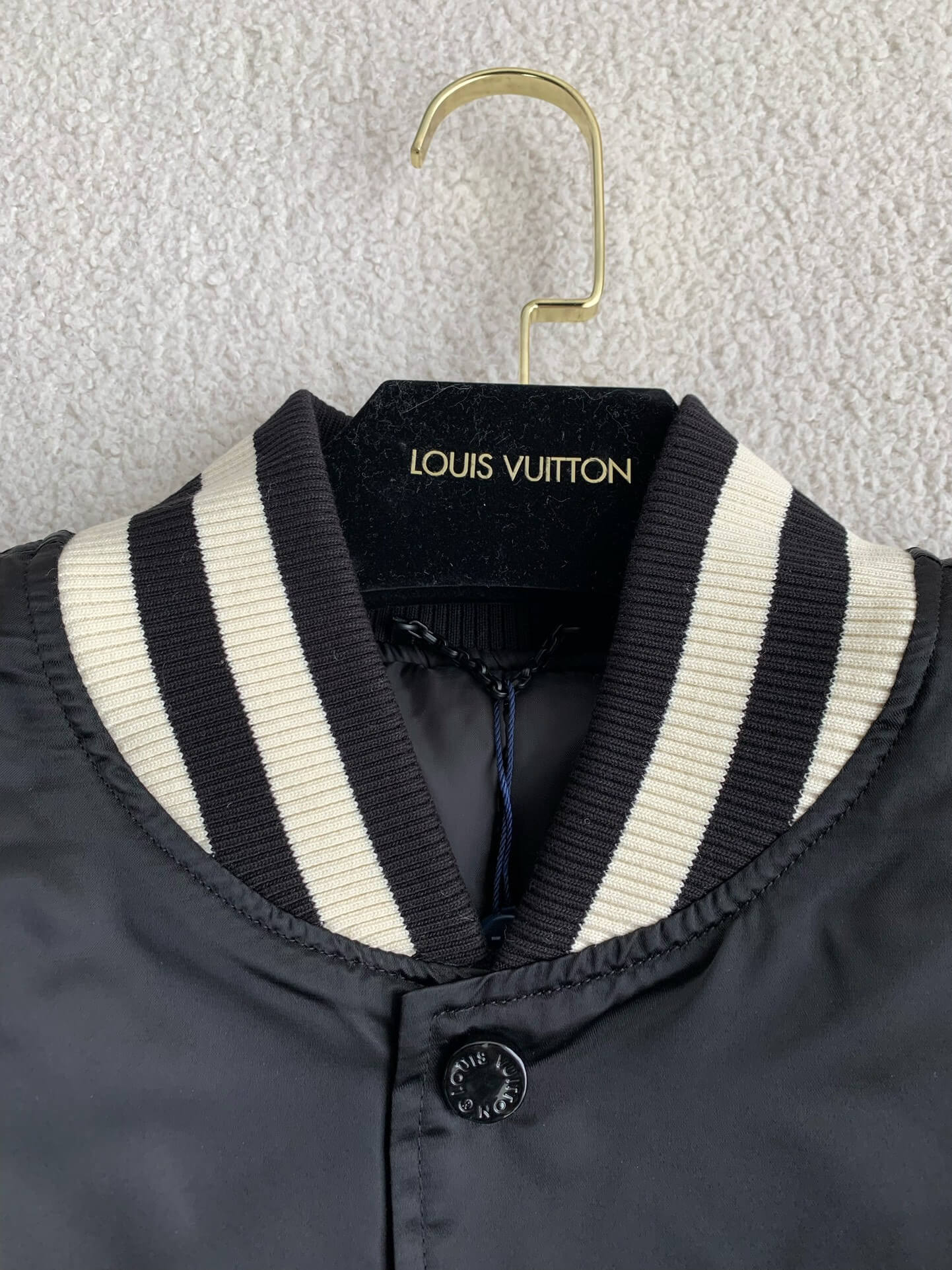 Louis Vuitton LV Embroidered Nylon Baseball Blouson Jacket