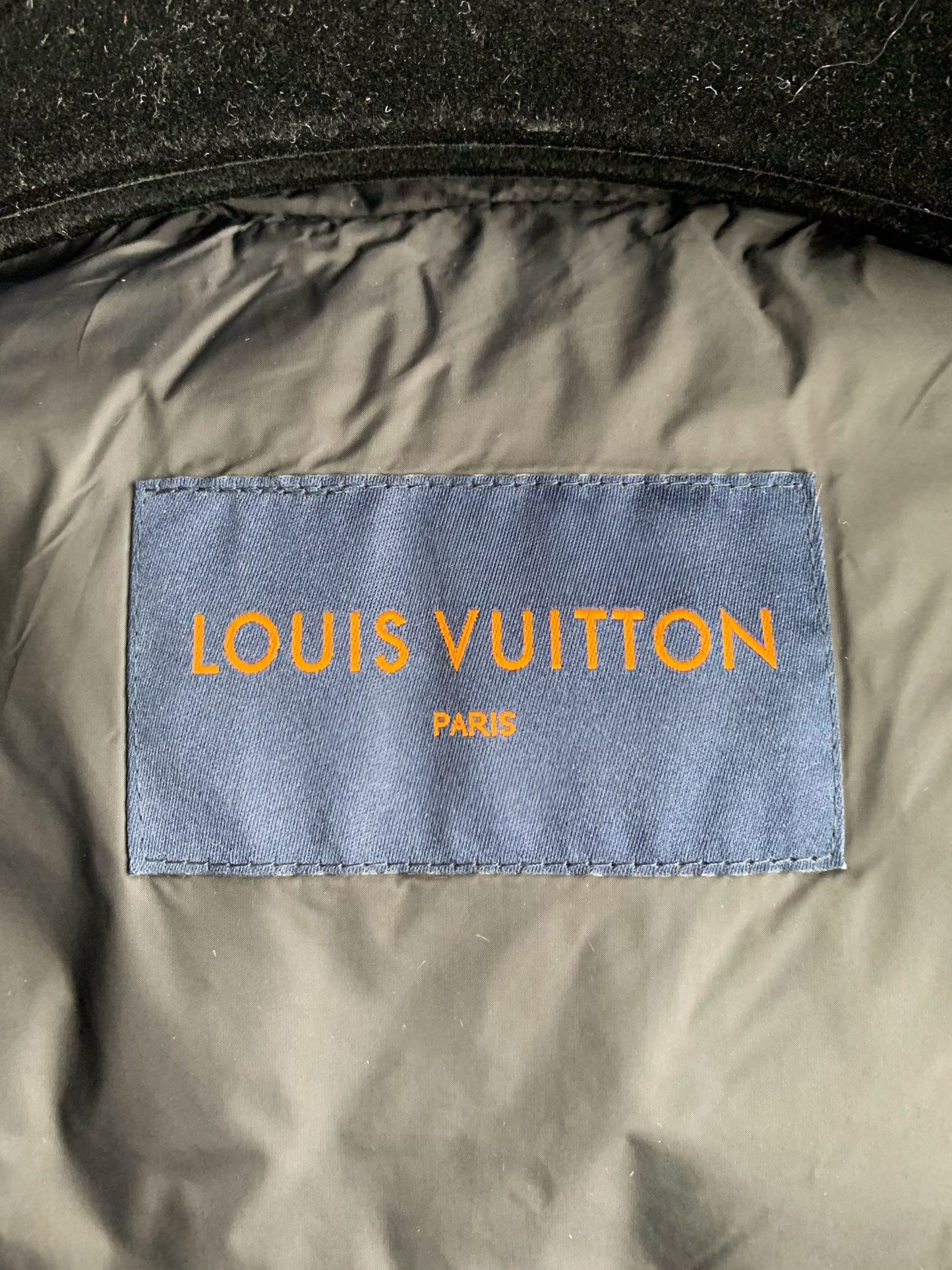 Louis Vuitton LV Monogram Black Puffer Jacket