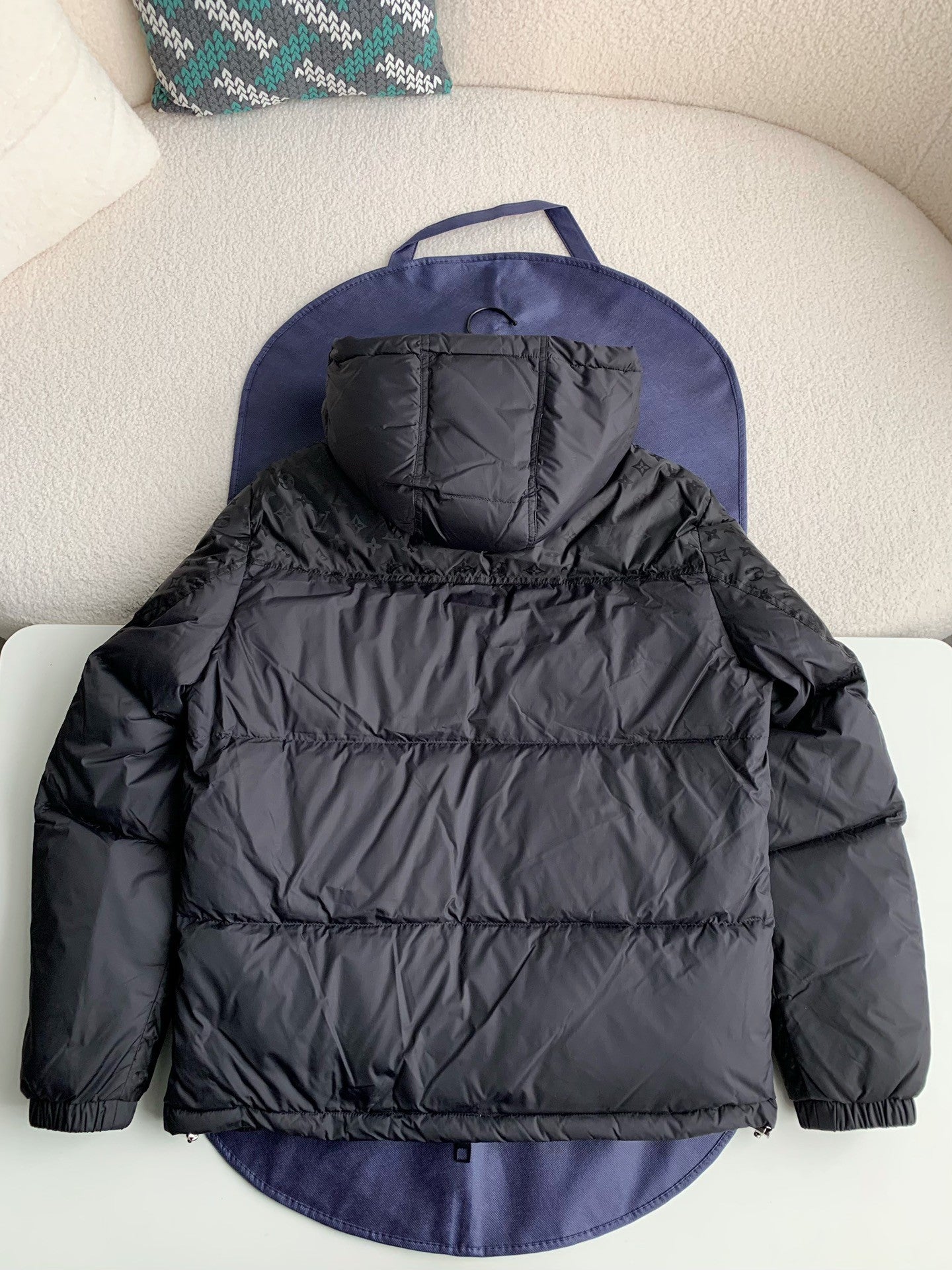 Louis Vuitton LV Monogram Black Puffer Jacket