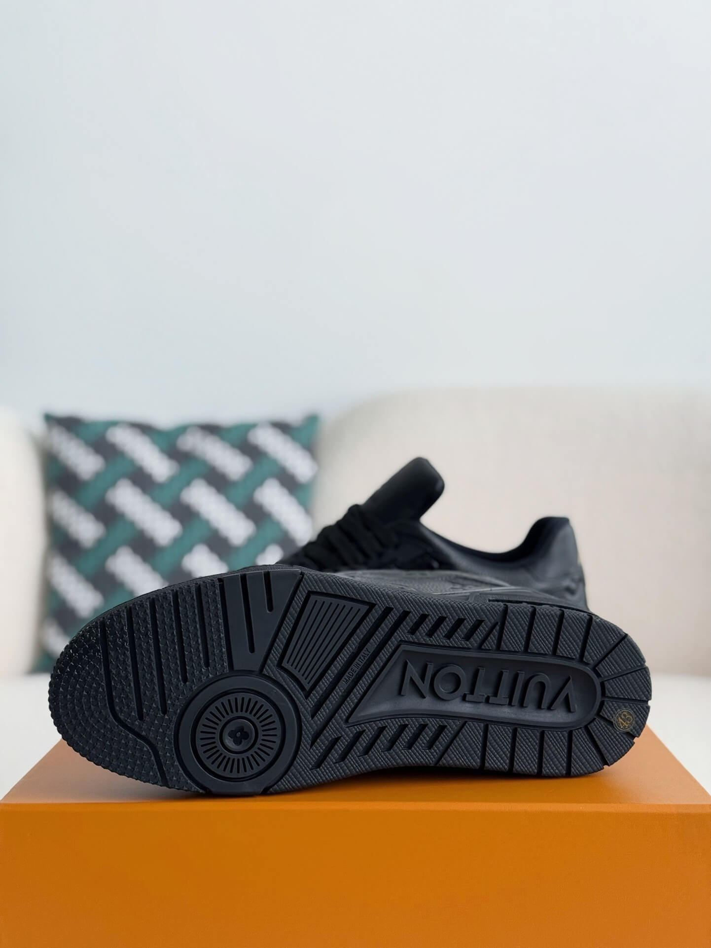 Louis Vuitton LV Monogram Trainer All Black Sneaker