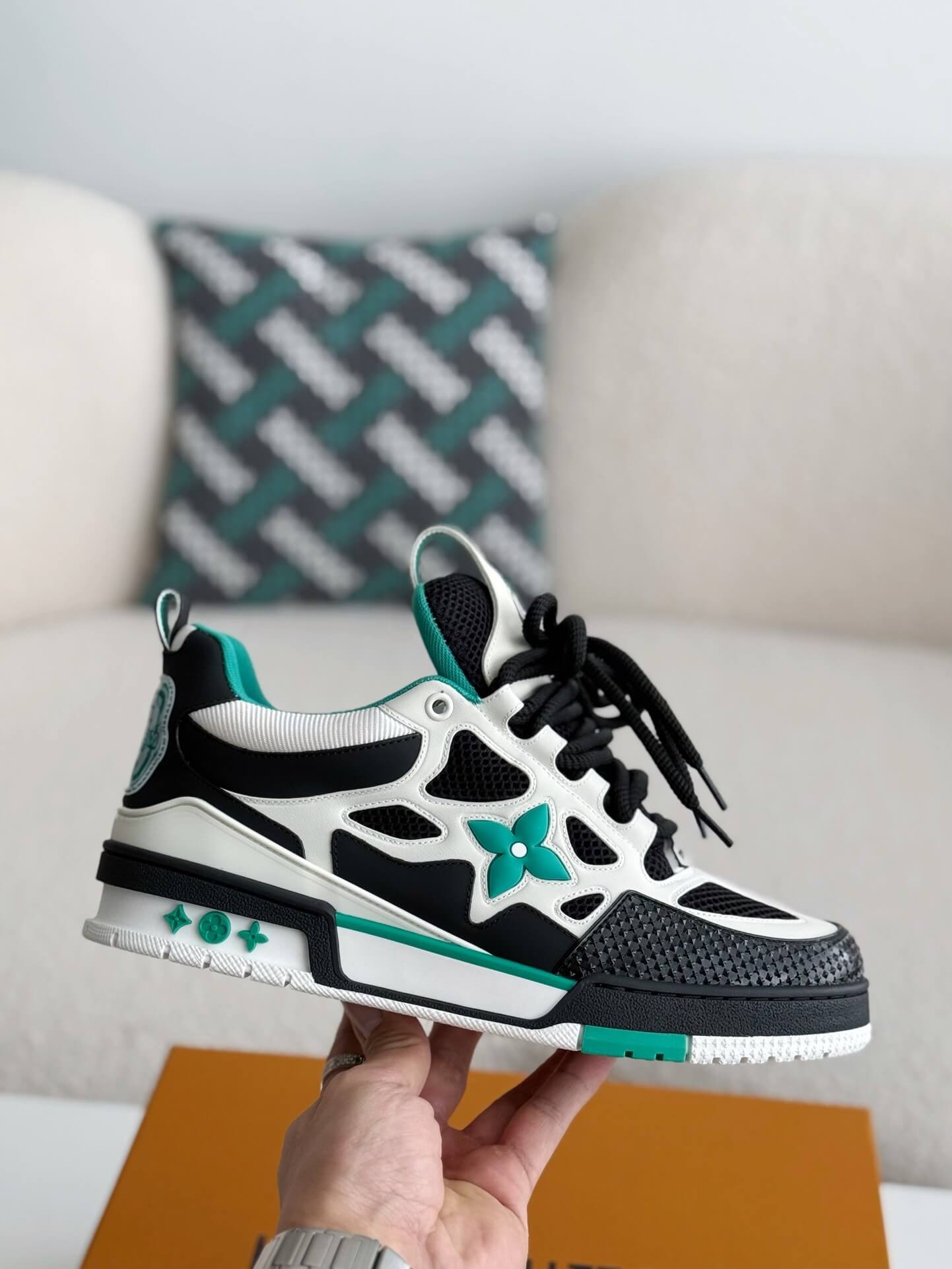 Louis Vuitton LV Skate Green Sneaker