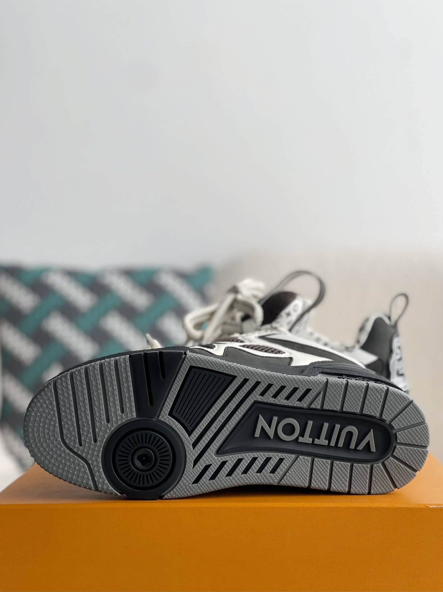 Louis Vuitton LV Skate Sneaker – Black & White Monogram Technical Mesh