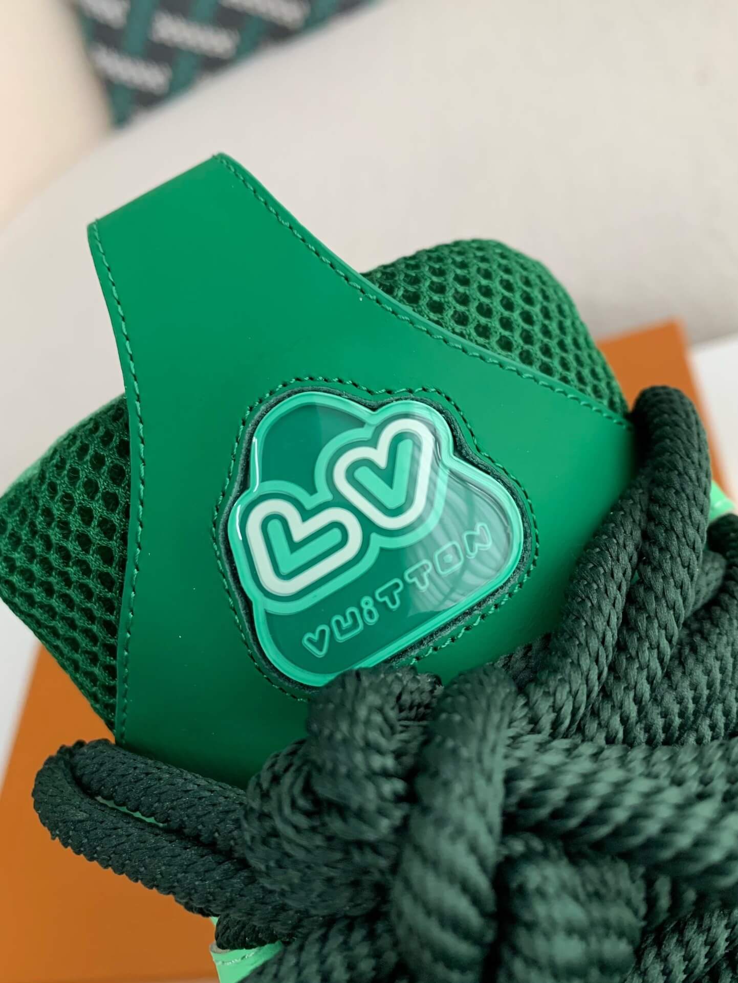 Louis Vuitton LV Skate Sneaker – Green Multi-Tone Technical Mesh