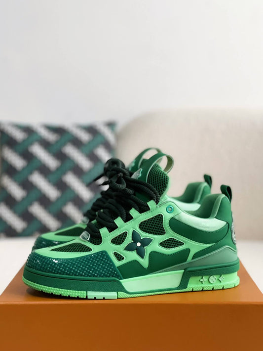 Louis Vuitton LV Skate Sneaker – Green Multi-Tone Technical Mesh