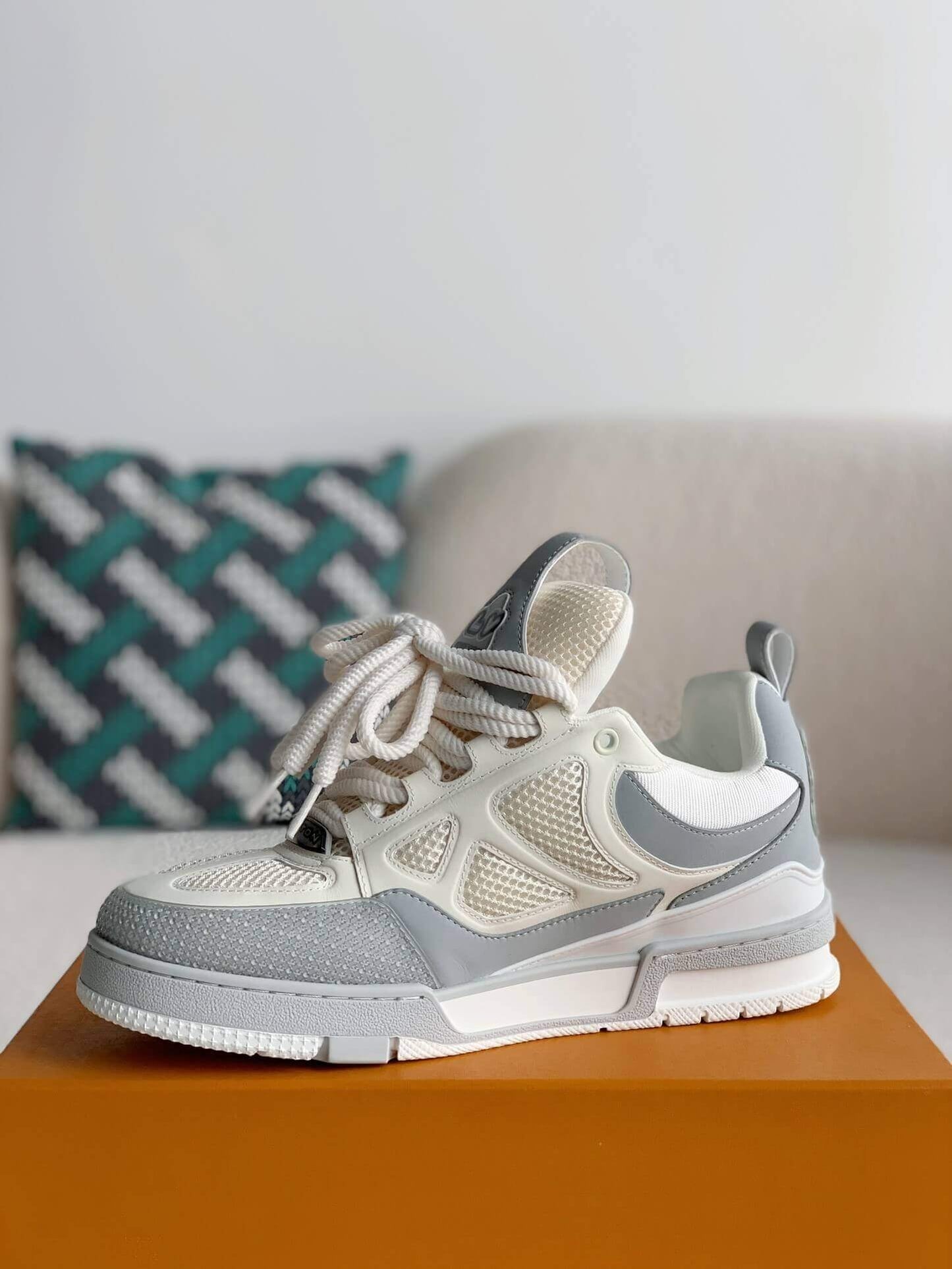 Louis Vuitton LV Skate Monogram Trainer Light Grey Sneaker
