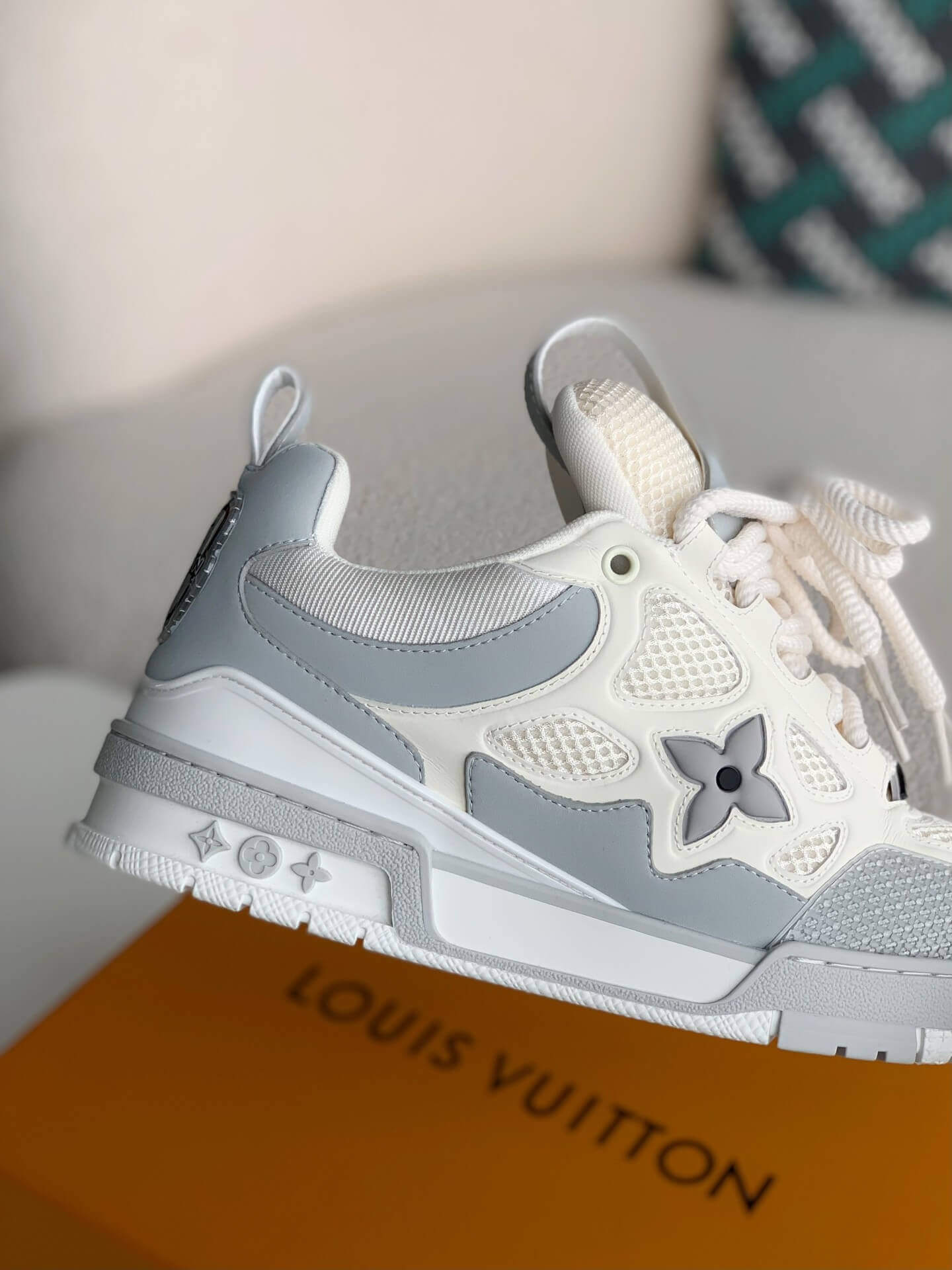 Louis Vuitton LV Skate Monogram Trainer Light Grey Sneaker