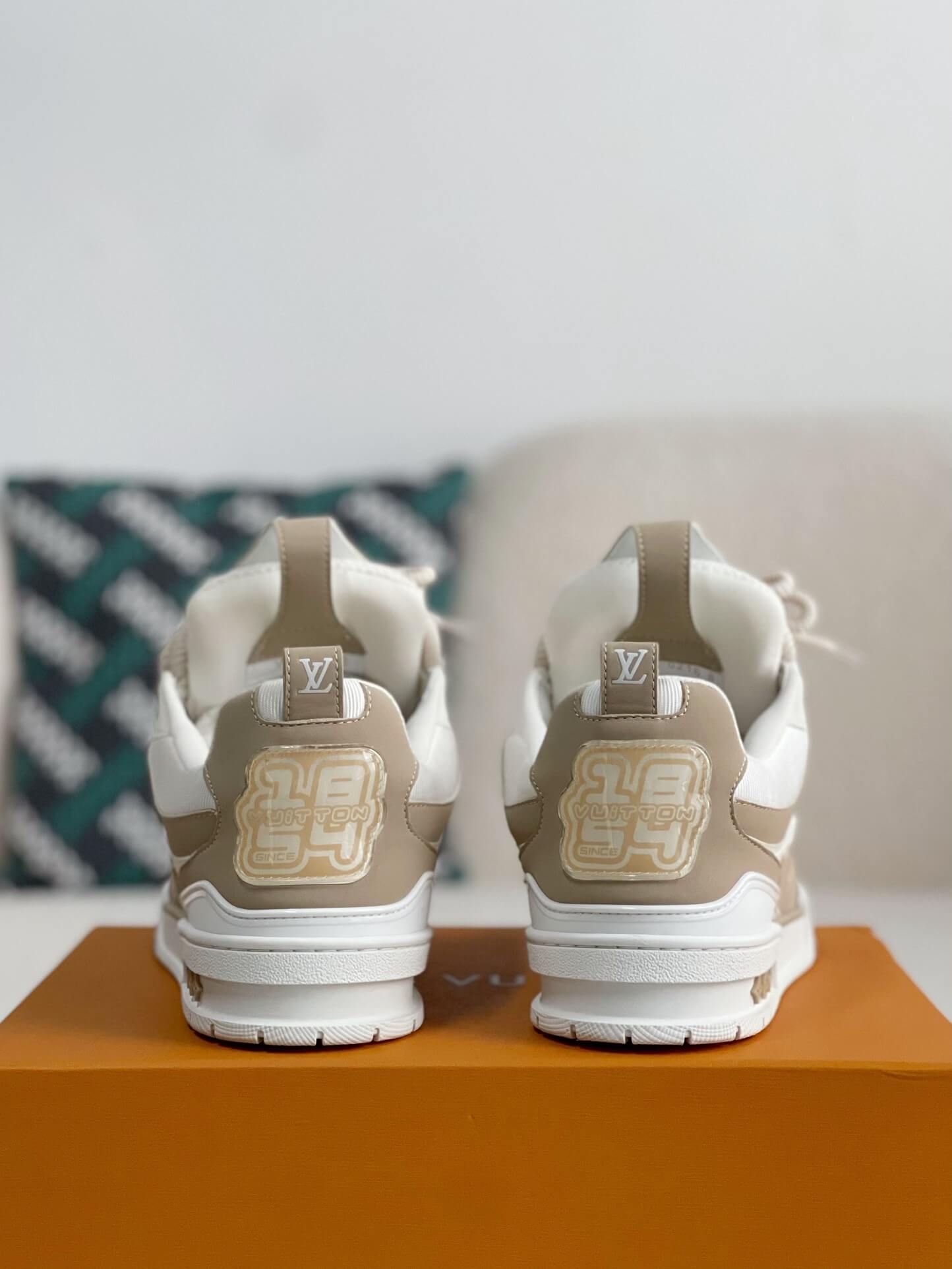 Louis Vuitton LV Skate Trainer Beige White Sneaker – Hollo Shoe