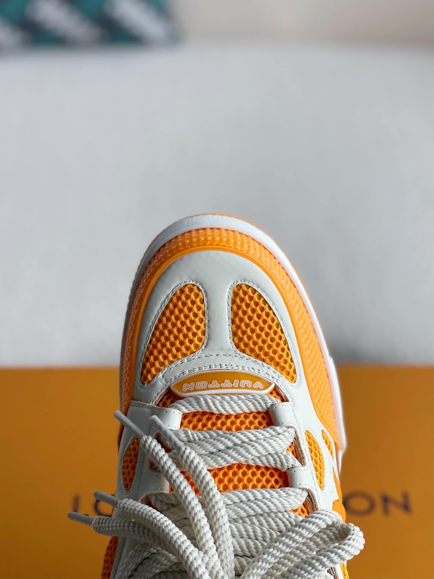 Louis Vuitton LV Skate White Orange Sneaker