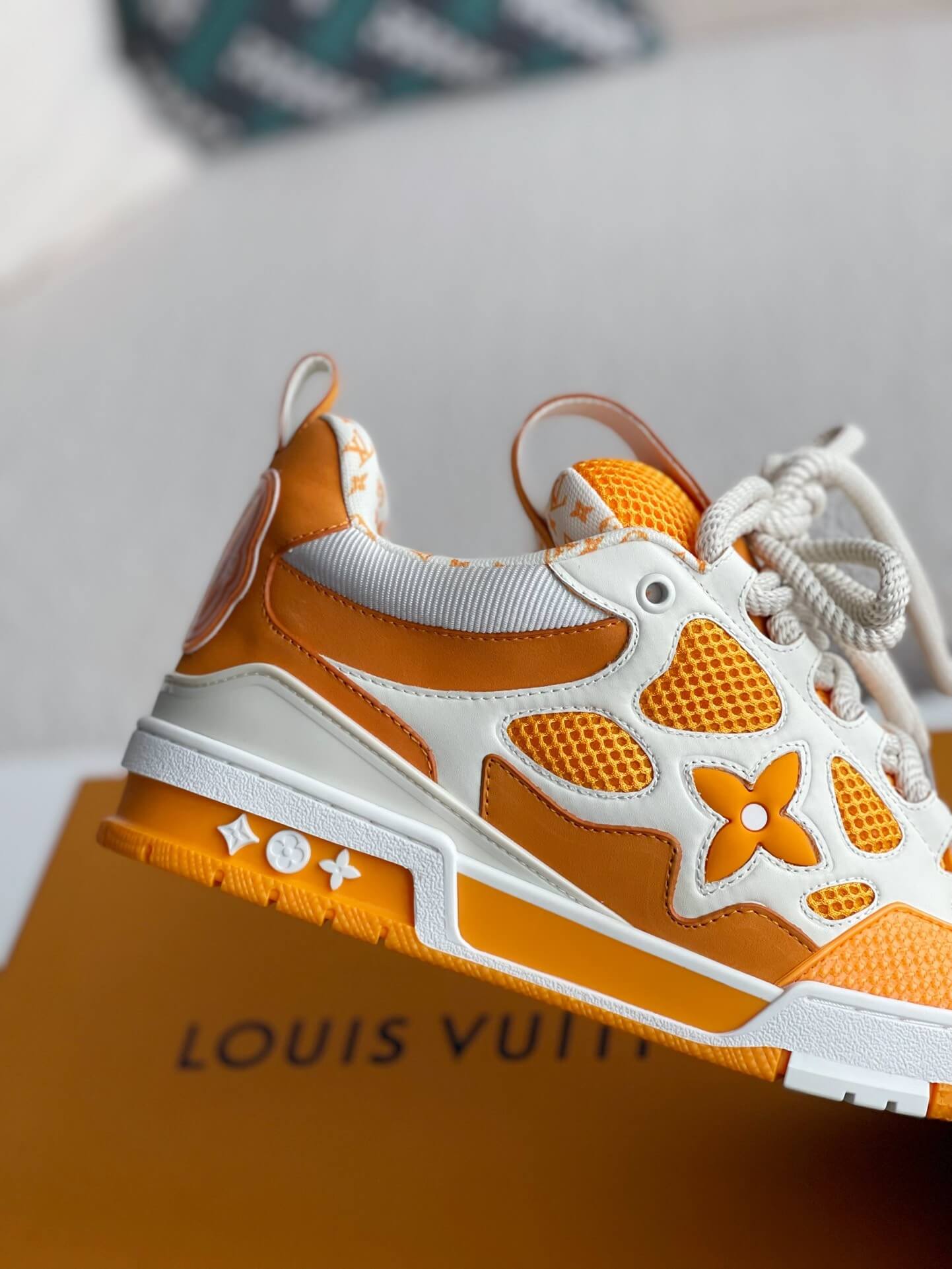 Louis Vuitton LV Skate Sneaker 'Orange White' – Hollo Shoe