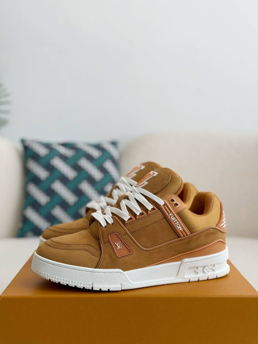 Louis Vuitton LV Trainer Beige Sneaker