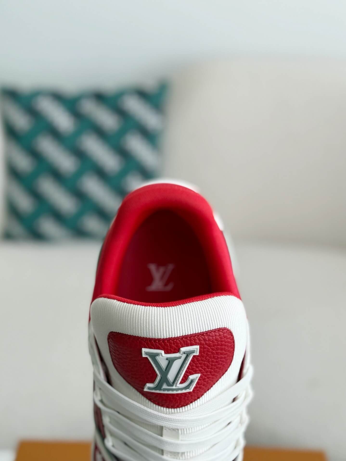 Louis Vuitton LV Trainer Bold Red White Sneaker