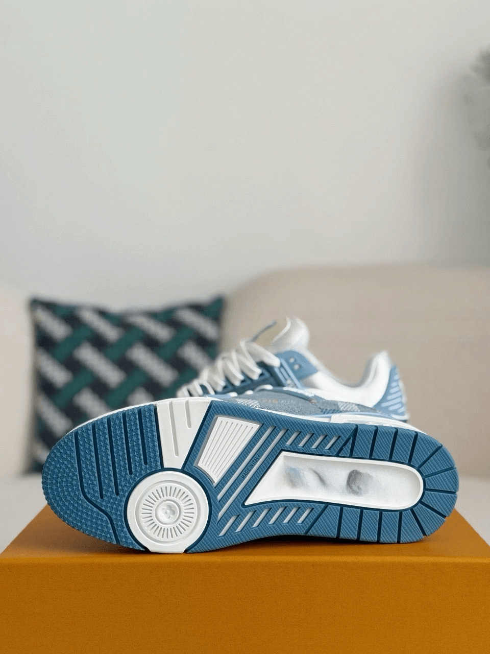 Louis Vuitton LV Trainer Denim Blue Multicolor Demier Sneaker