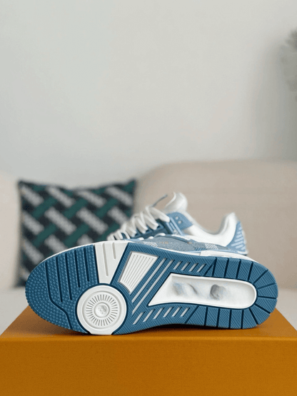 Louis Vuitton LV Trainer Denim Blue Multicolor Demier Sneaker