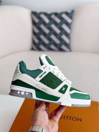 Louis Vuitton LV Trainer Vibrant Green White Sneaker