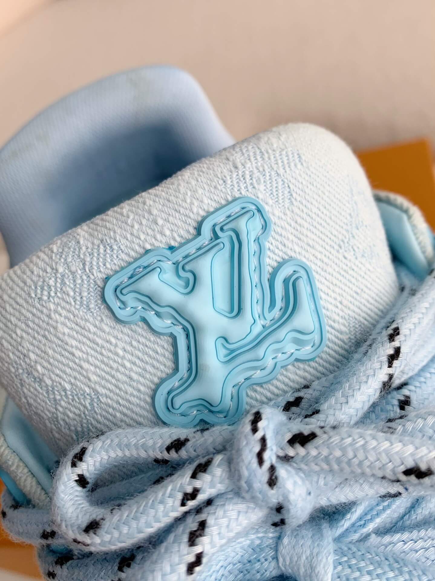 Louis Vuitton LV Trainer Light Blue Denim Sneaker