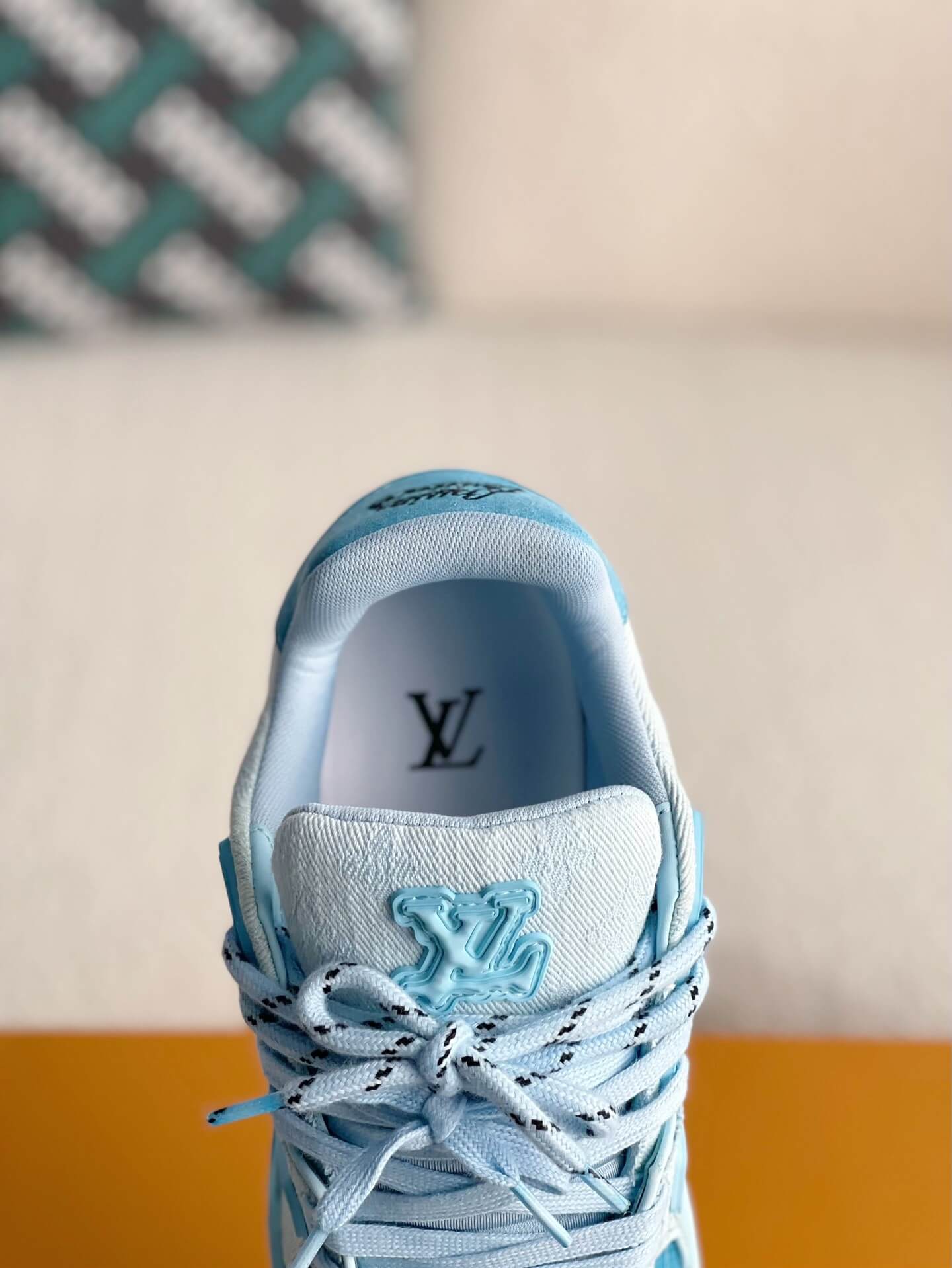 Louis Vuitton LV Trainer Light Blue Denim Sneaker