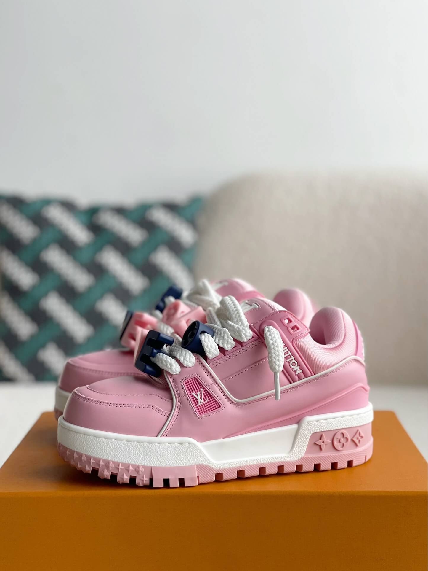 Louis Vuitton LV Trainer Maxi – Pink Calf Leather