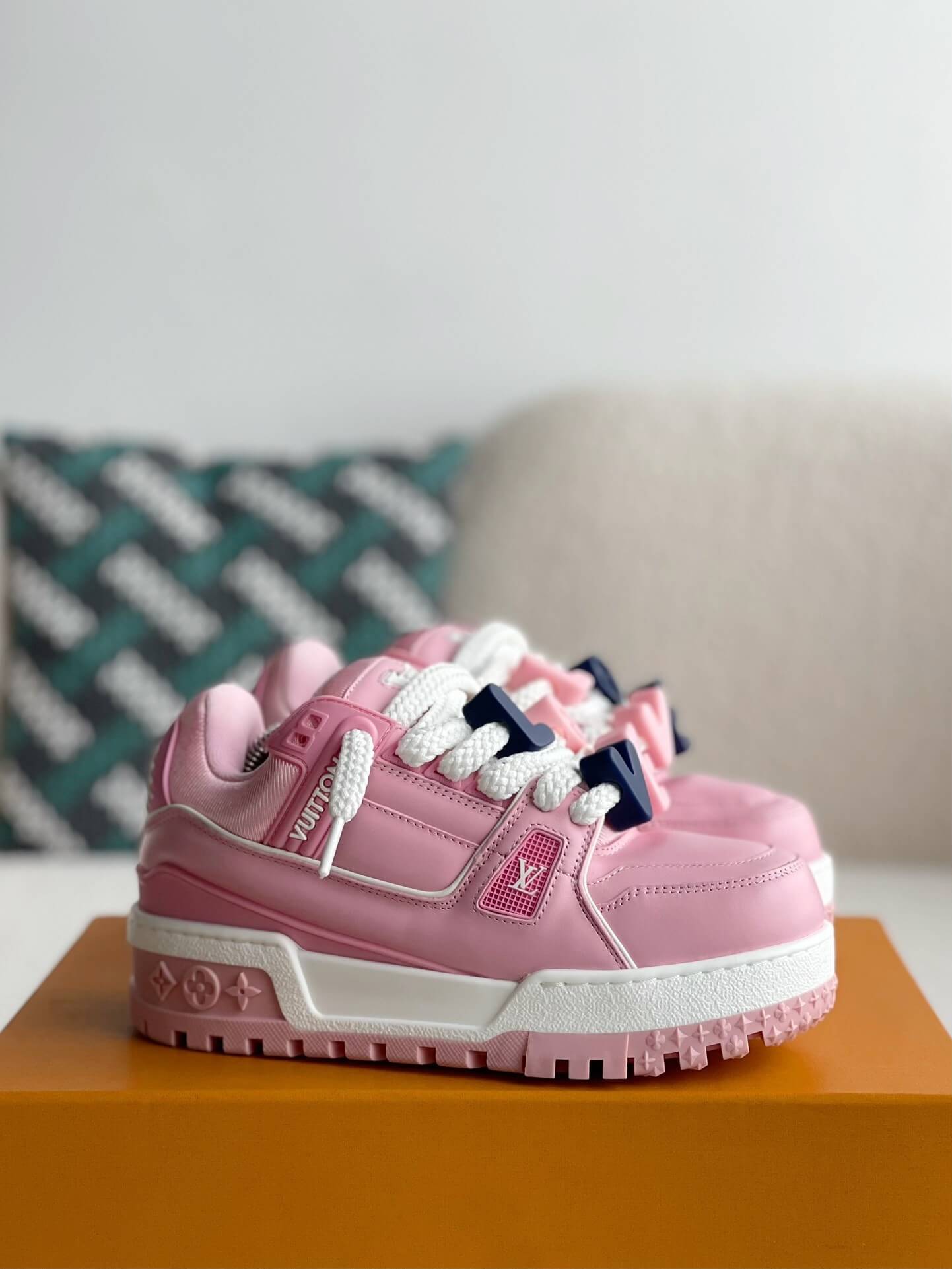 Louis Vuitton LV Trainer Maxi – Pink Calf Leather