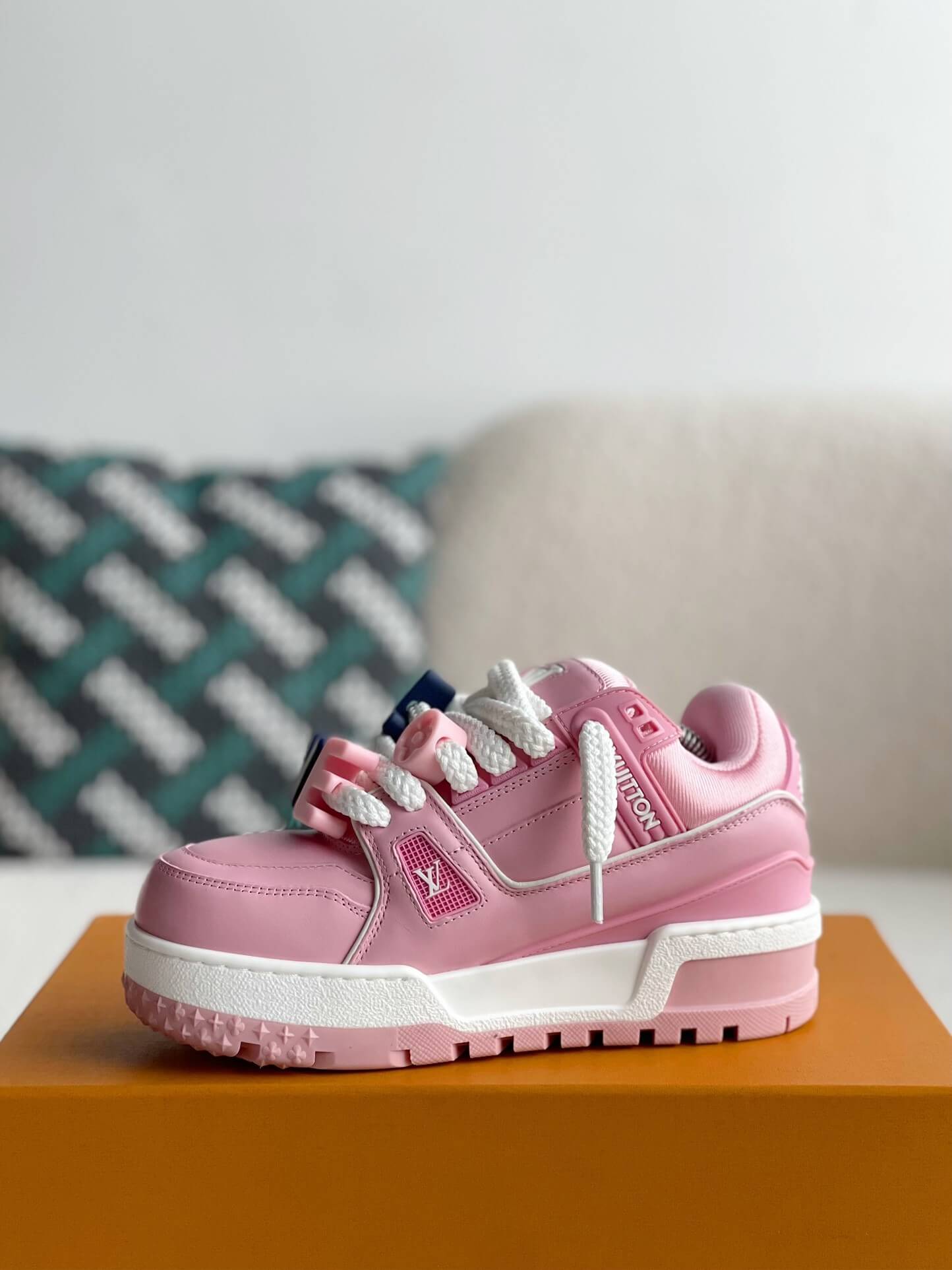 Louis Vuitton LV Trainer Maxi – Pink Calf Leather