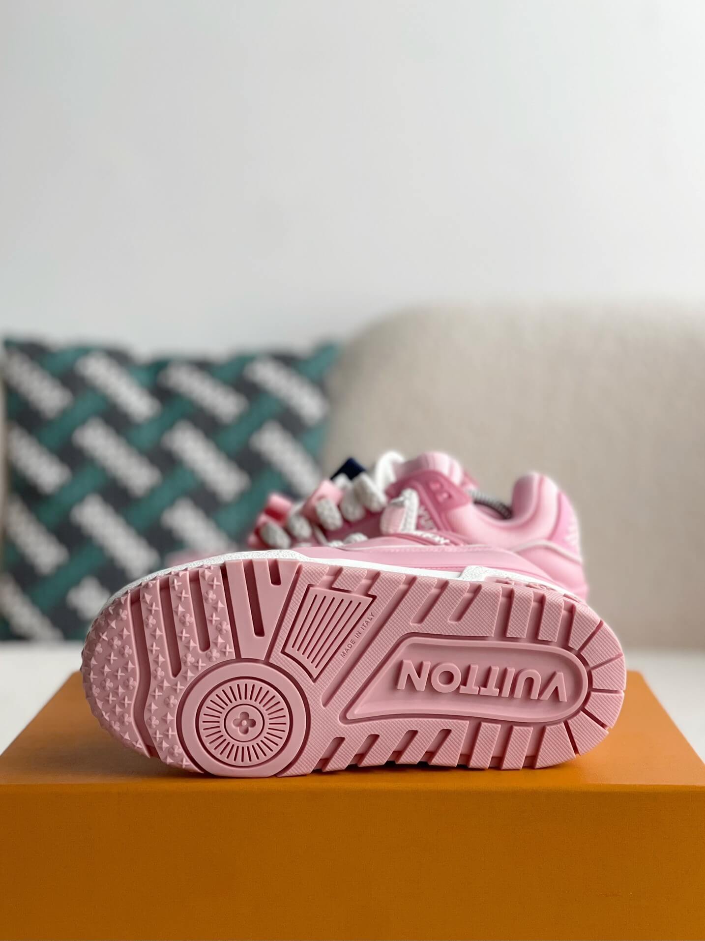 Louis Vuitton LV Trainer Maxi – Pink Calf Leather