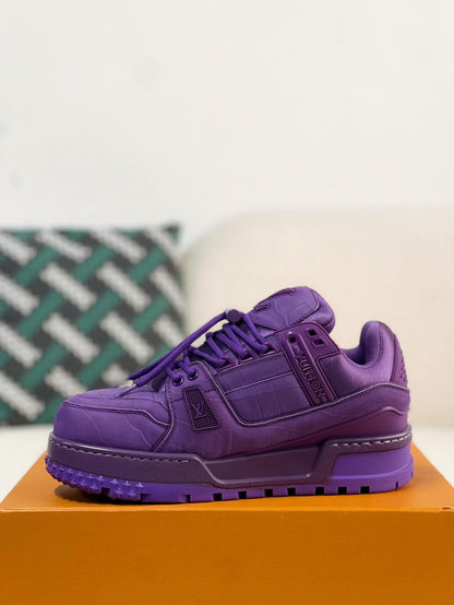 Louis Vuitton LV Trainer Purple Maxi Sneaker