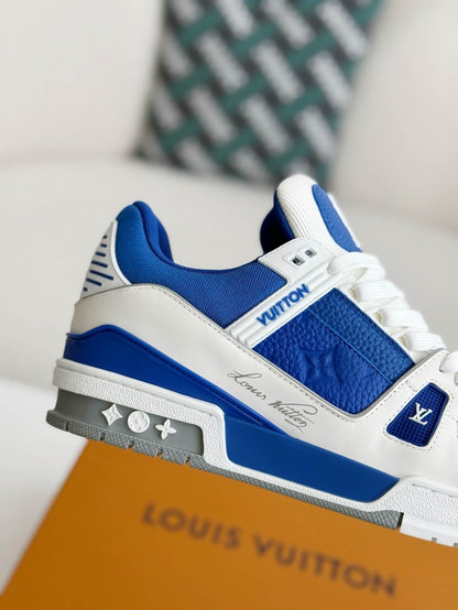 Louis Vuitton LV Trainer Vibrant Blue White Sneaker