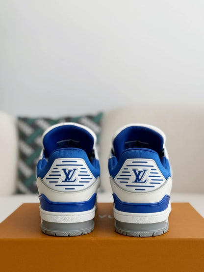 Louis Vuitton LV Trainer Vibrant Blue White Sneaker