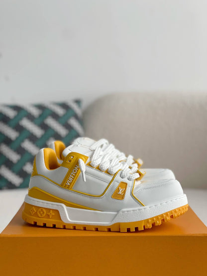 Louis Vuitton LV Trainer White Yellow Maxi Sneaker