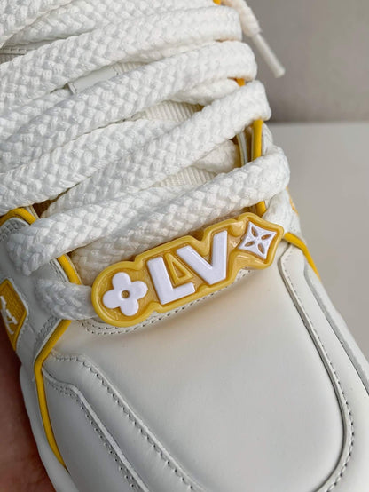 Louis Vuitton LV Trainer White Yellow Maxi Sneaker