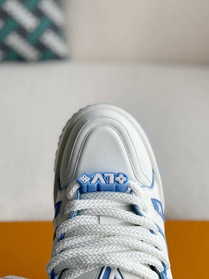 Louis Vuitton LV Trainer White Blue Maxi Sneaker