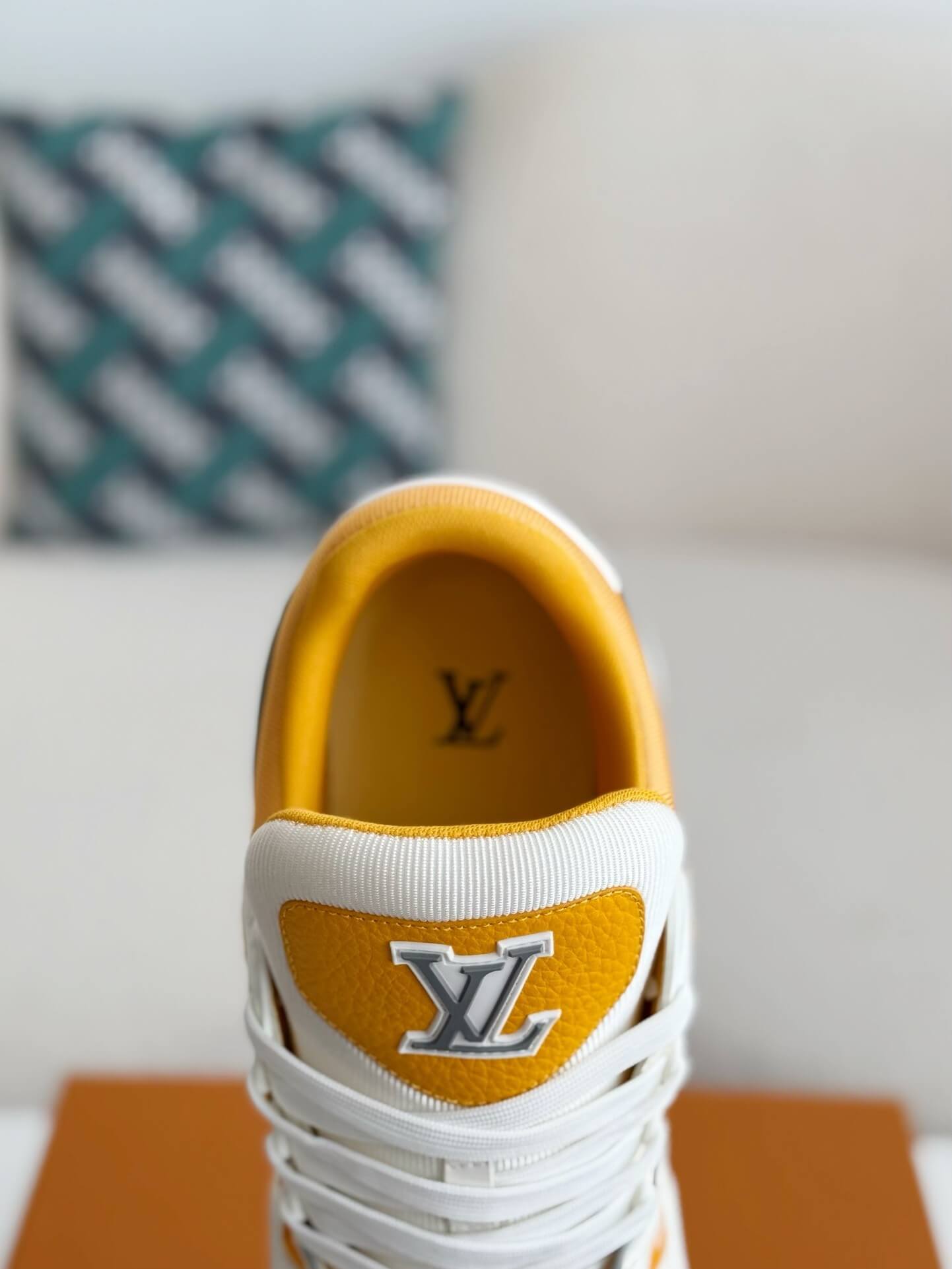 Louis Vuitton LV Trainer Yellow White Sneaker