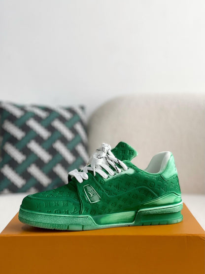 Louis Vuitton LV Trainer #54 Faded Green Sneaker