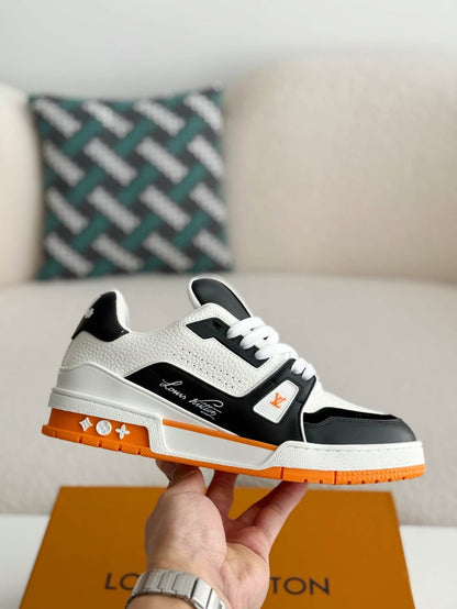 Louis Vuitton LV Trainer #54 Low Orange Sneaker