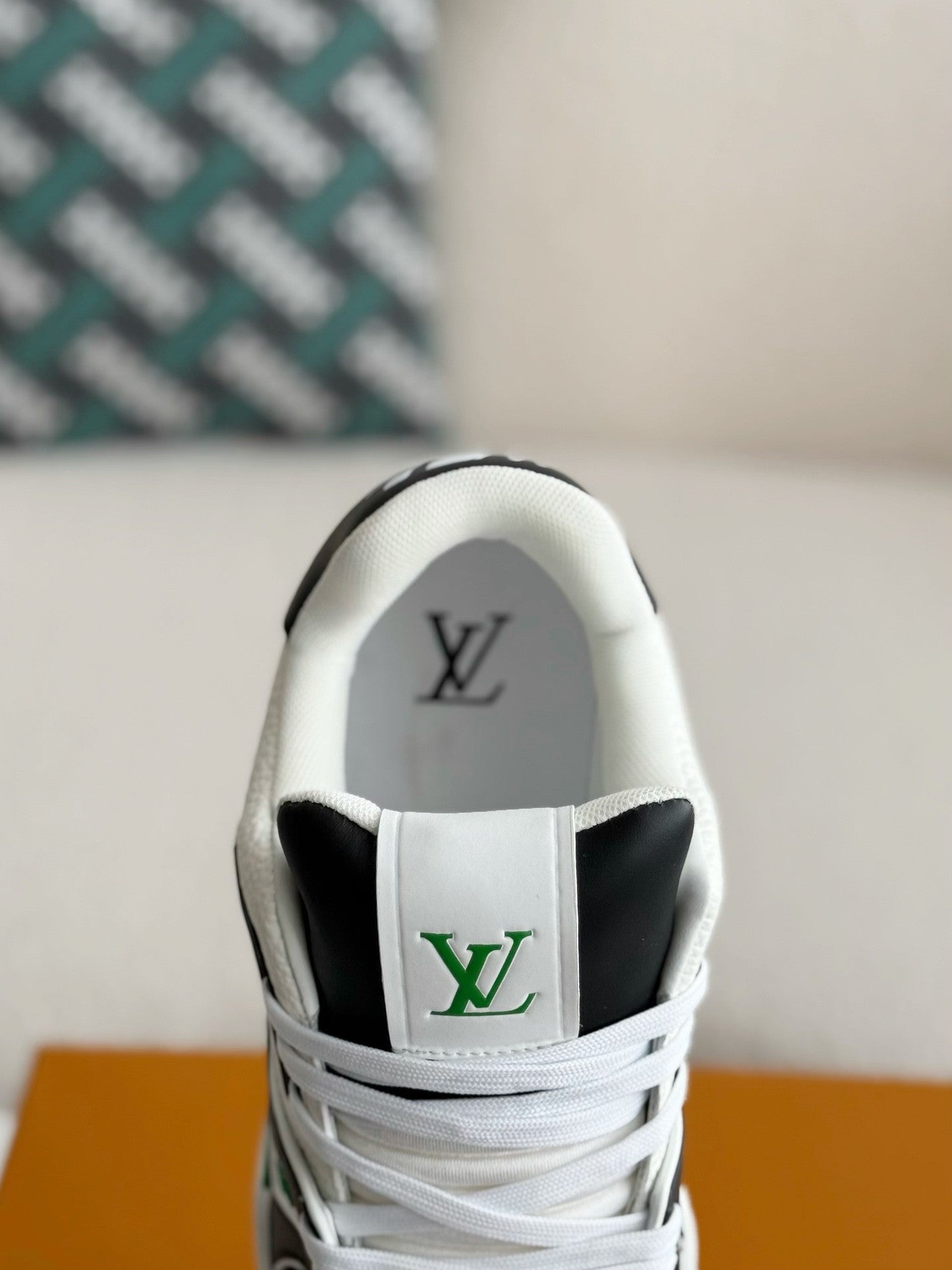 Louis Vuitton LV Trainer #54 Low Green Sneaker