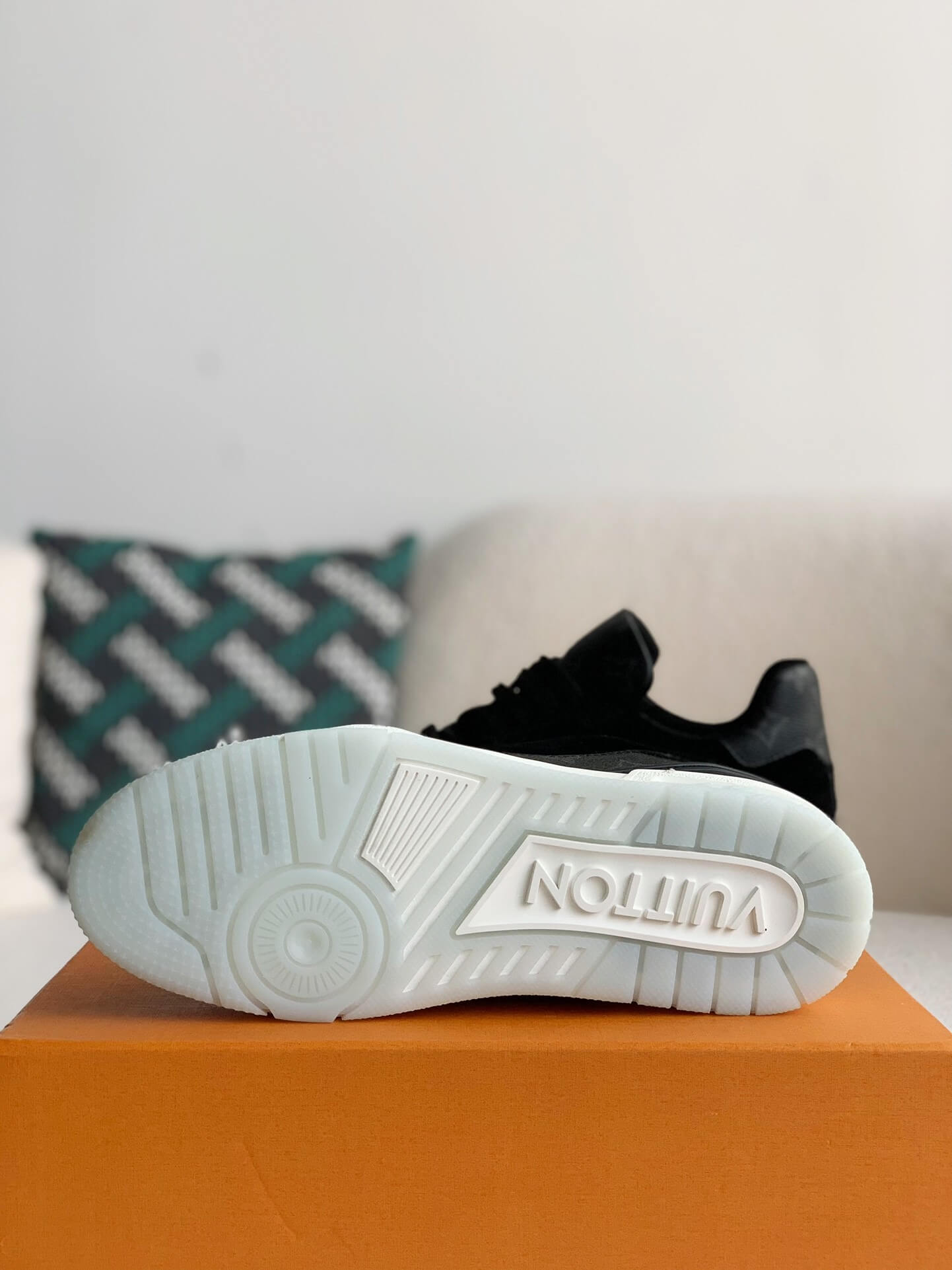 Louis Vuitton LV Trainer – Black Monogram Eclipse & Suede