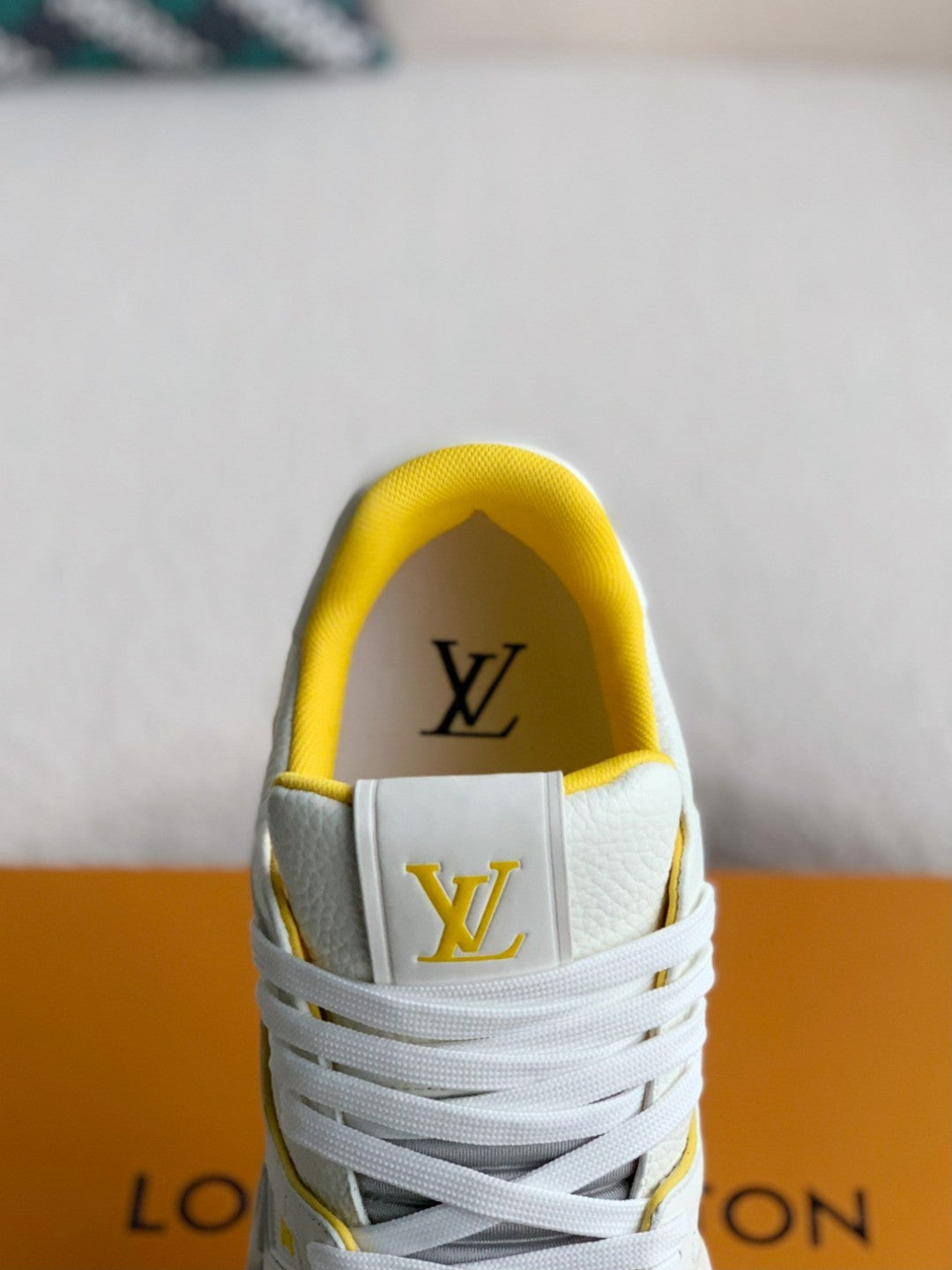 Louis Vuitton LV Trainer – Black & White Grained Calf Leather