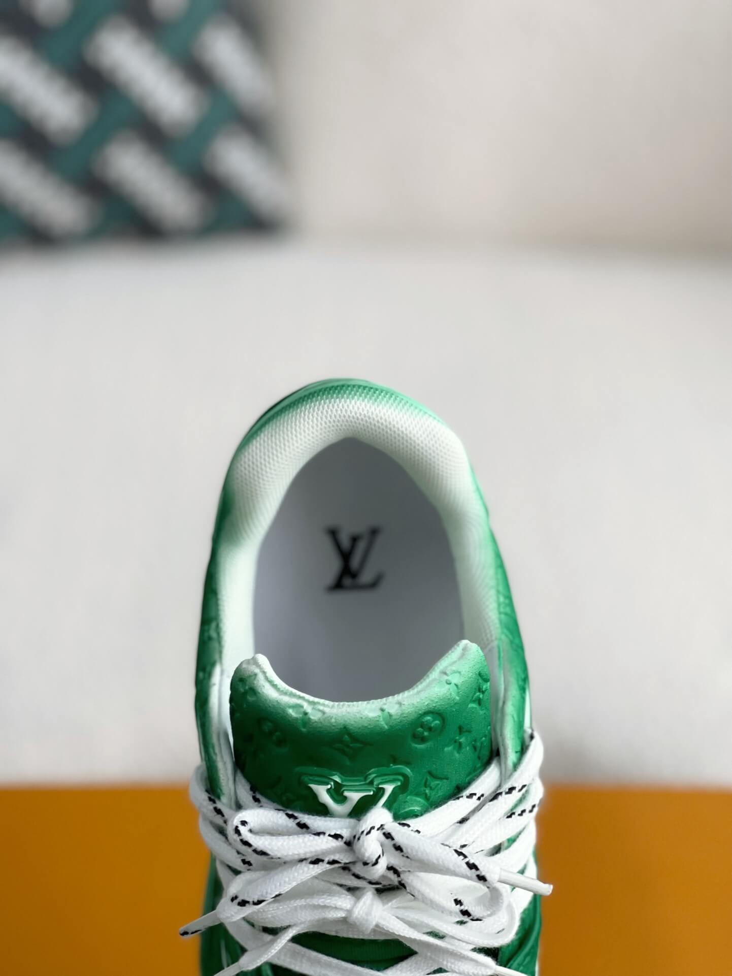 Louis Vuitton LV Trainer #54 Faded Green Sneaker