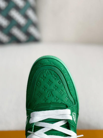 Louis Vuitton LV Trainer #54 Faded Green Sneaker