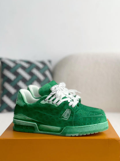 Louis Vuitton LV Trainer #54 Faded Green Sneaker