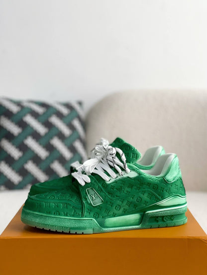 Louis Vuitton LV Trainer #54 Faded Green Sneaker