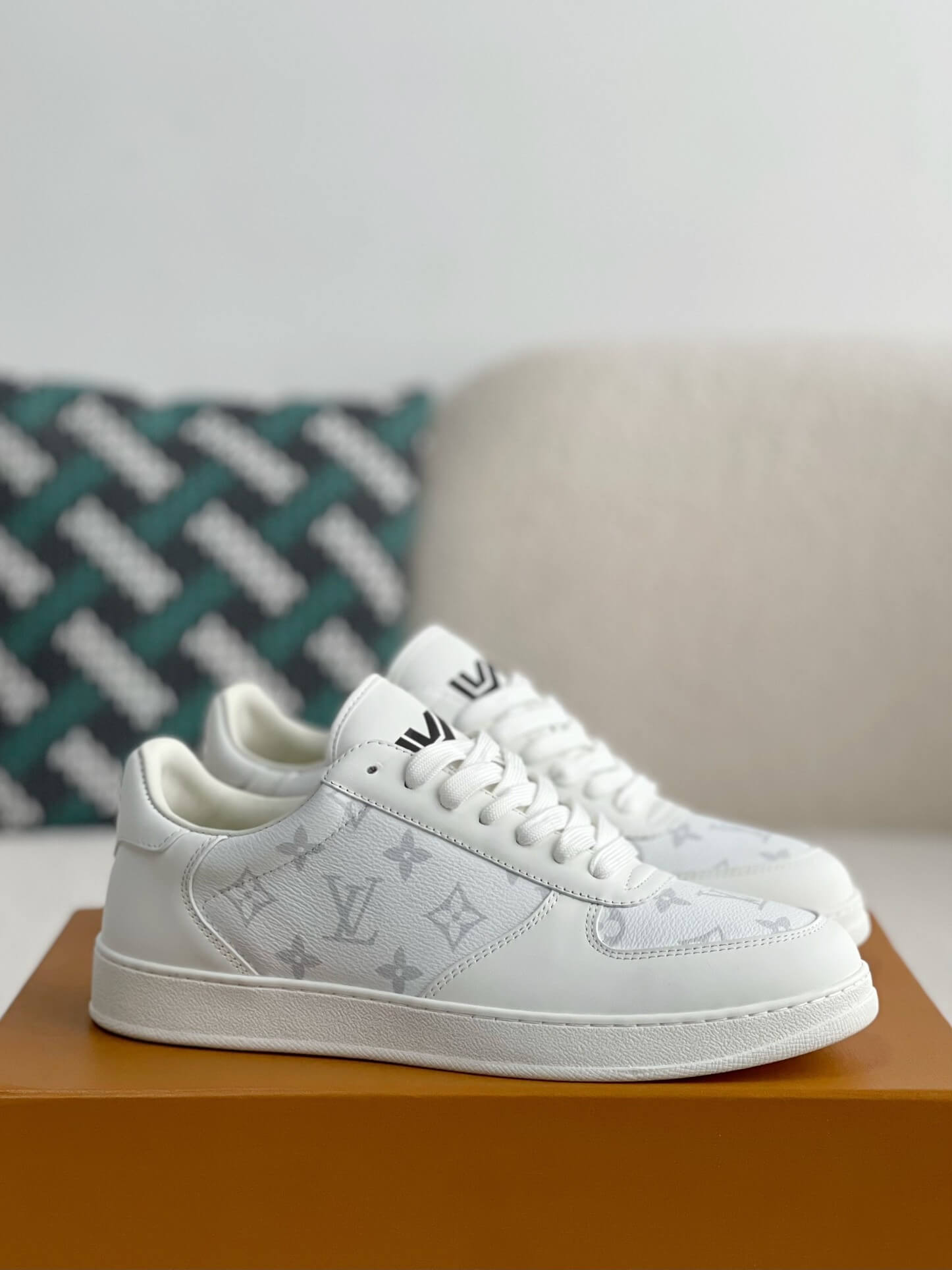 Lv white shoes on sale