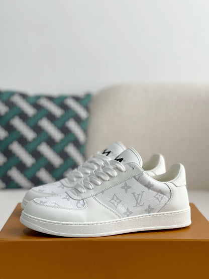 Louis Vuitton LV White Rivoli Sneaker