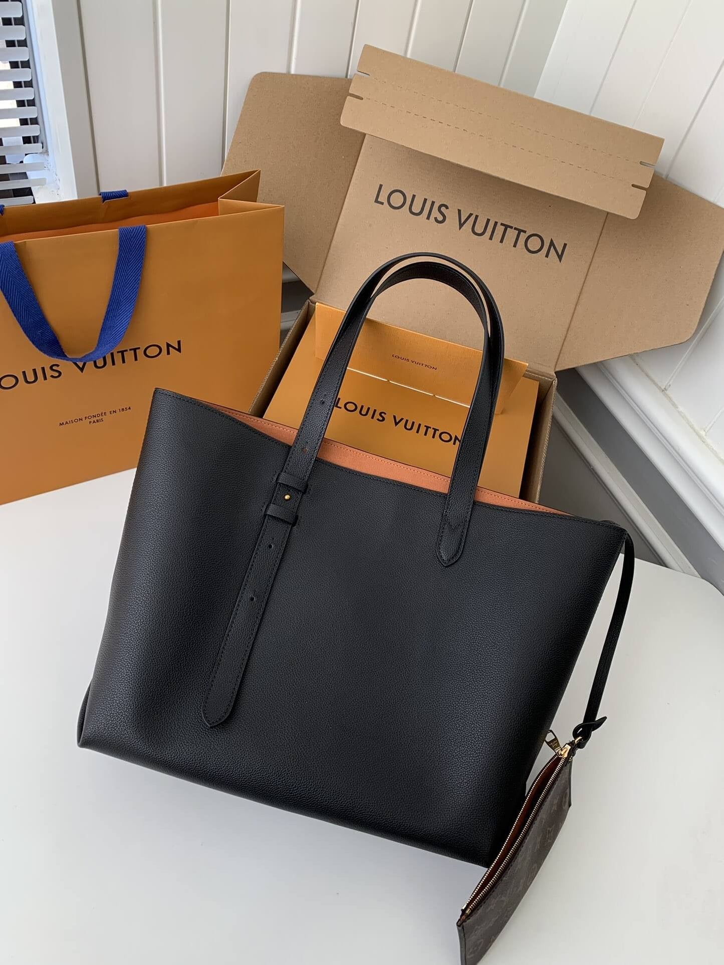 Louis Vuitton Low Key Cabas MM Black Women Hangbag